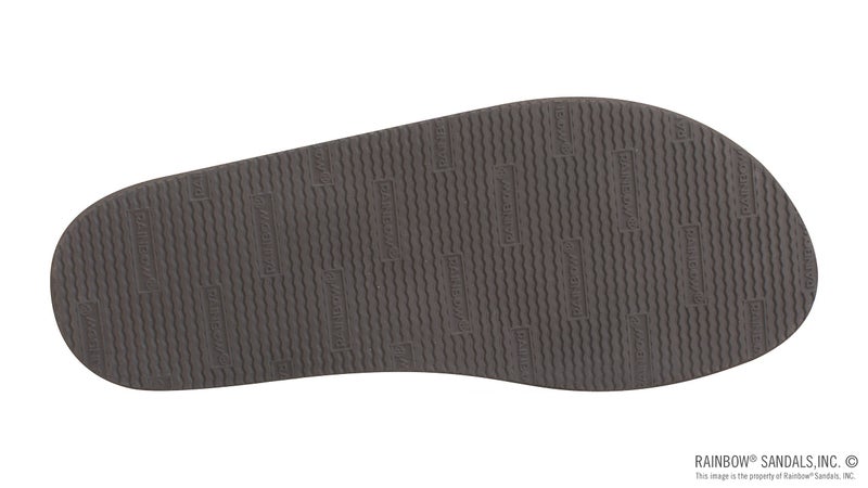 Rainbow Sandals Men's Single Layer Premier Leather with Blue Midsole, Expresso, Men's Large / 9.5-10.5 D(M) US - Image 5